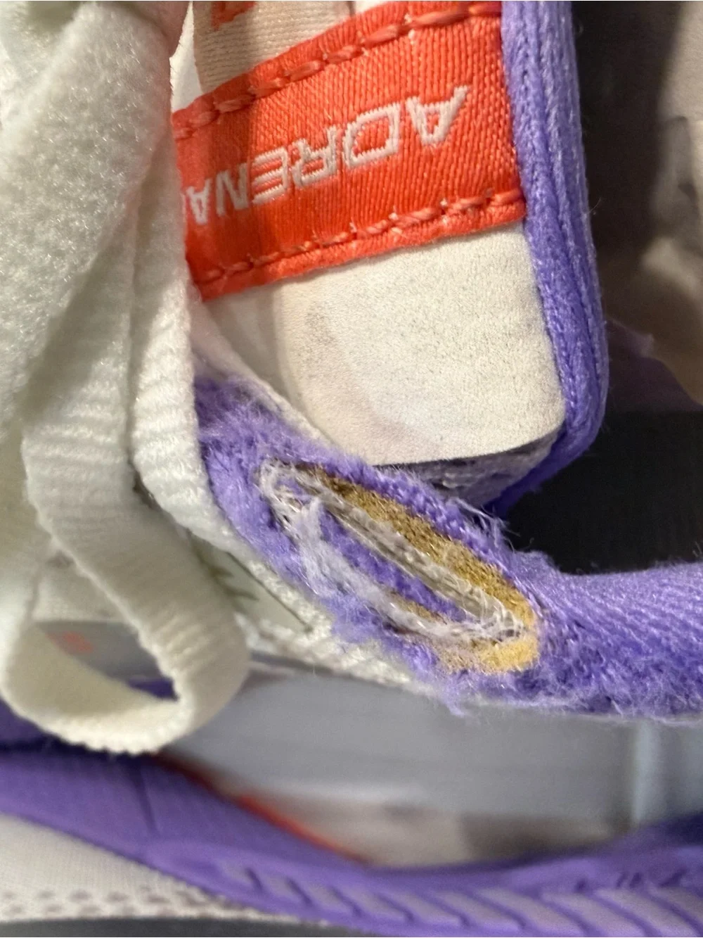 Brooks Women's Athletic Shoes in White, Purple & Orange